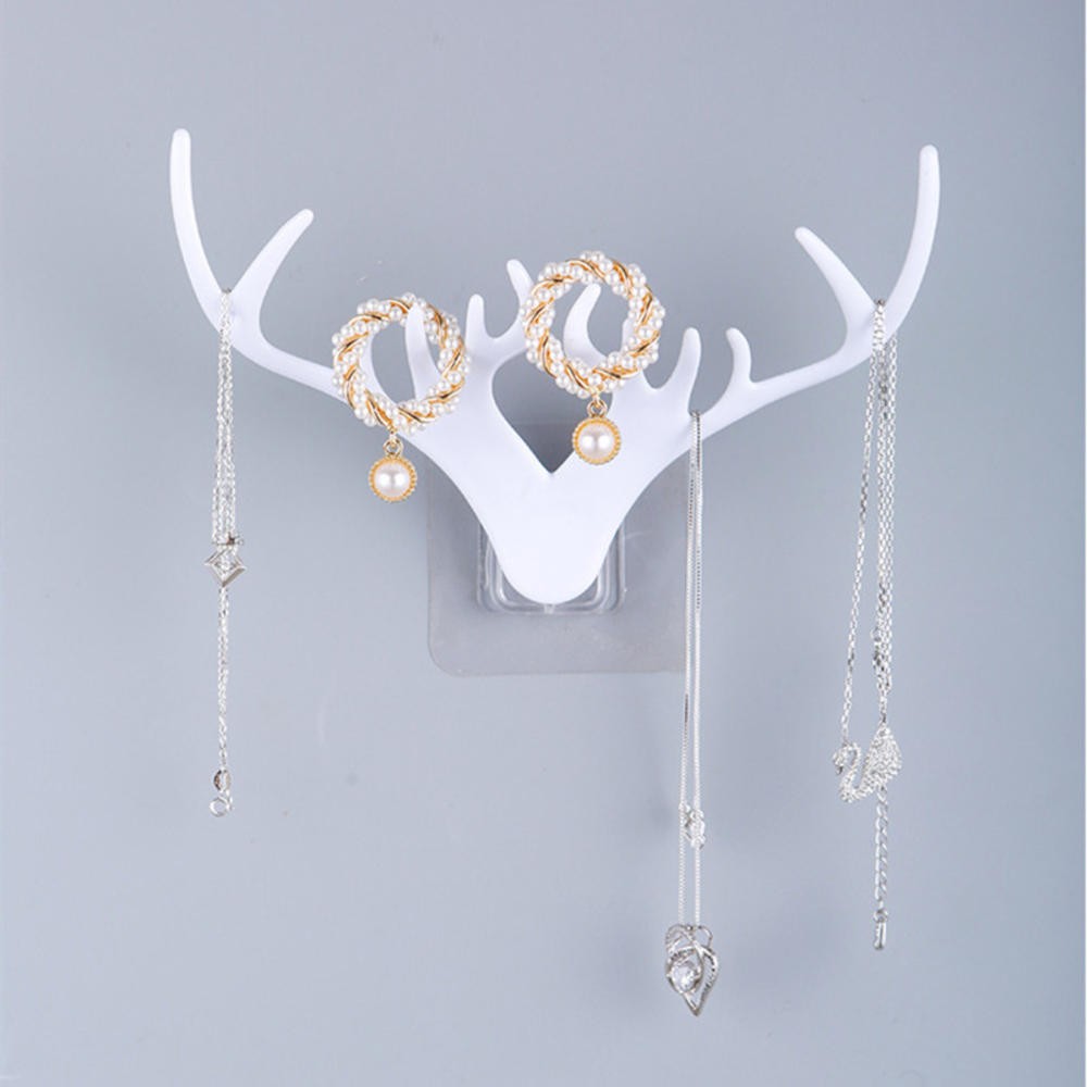 شماعة قرن الغزال اللاصق متعددة الاستخدام للديكور والتخزين