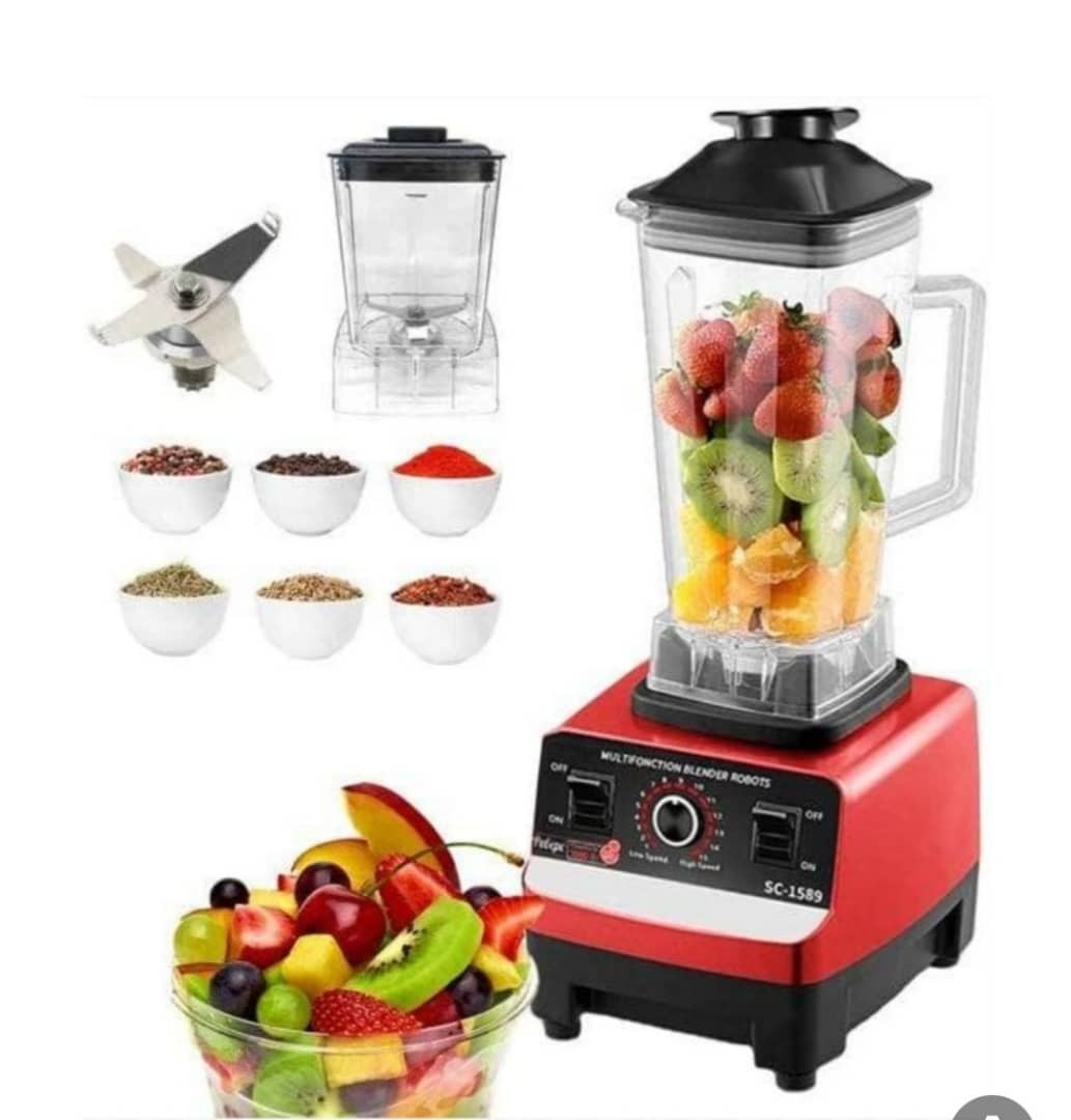 خلاط متعدد الوظائف مع طحانة بهارات 2 في 1 – SILVER CREST – 4500 واط